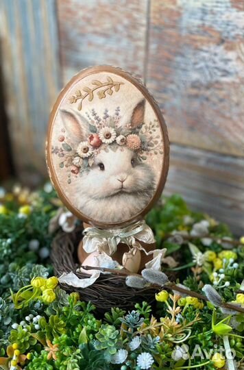 Пасхальный декор из дерева