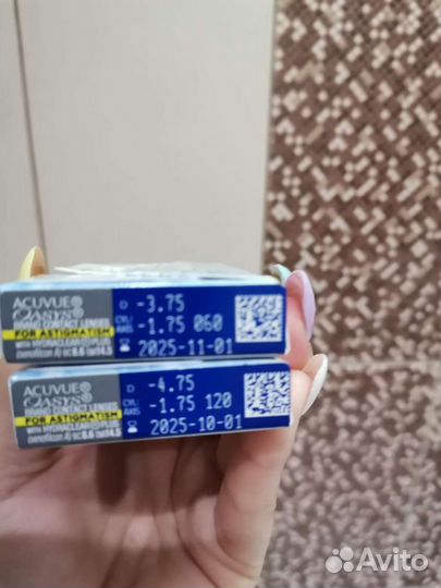 Линзы контактные acuvue oasys for astigmatism