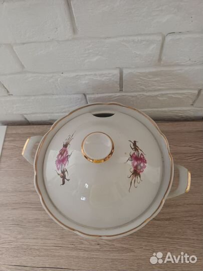 Супницы с крышкой фарфор
