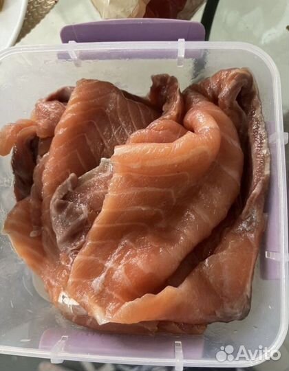 Обрезь с/с семги лосося