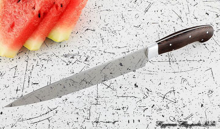 Нож Шеф № 14 сталь 95Х18 рукоять дюраль венге