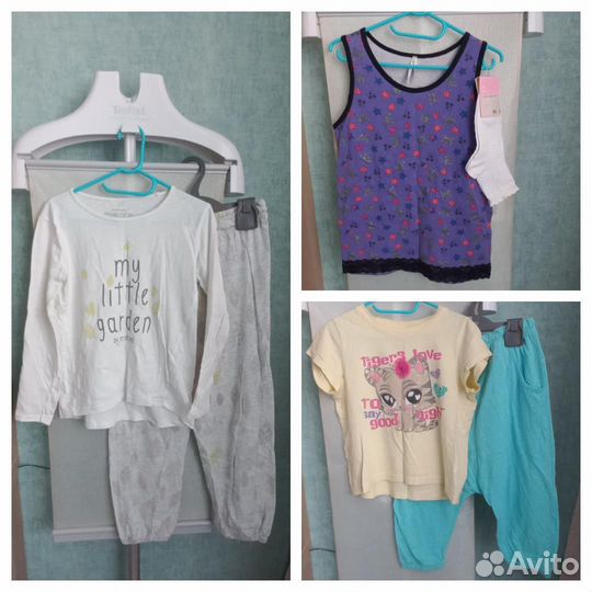 Большой пакет одежды для девочки