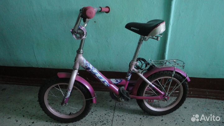 Детский велосипед с родительской ручкой