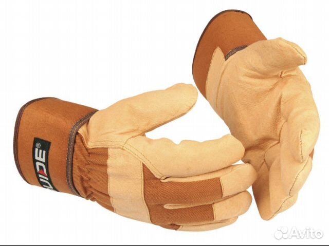 Перчатки комбинированные из свиной кожи guide 201