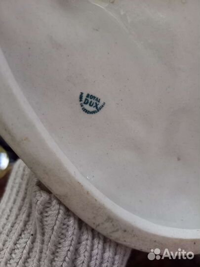 Статуэтка лошадь фарфор Роял Дукс Чехословакия