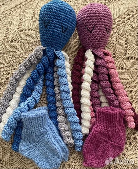 Осьминожек и носочки комплект