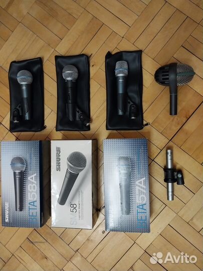 Настоящие микрофоны Shure