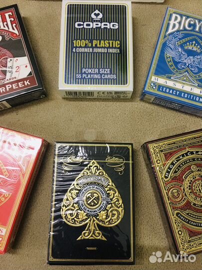 Эксклюзивные игральные Покерные Карты Оригинал