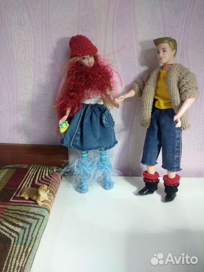 Куклы Кен и Барби семья