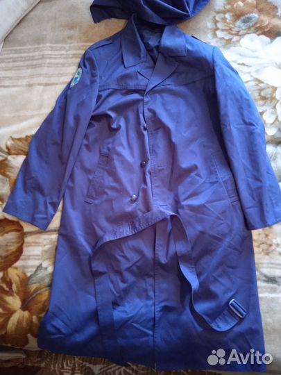Плащ пальто авиация ввс синий 54-5