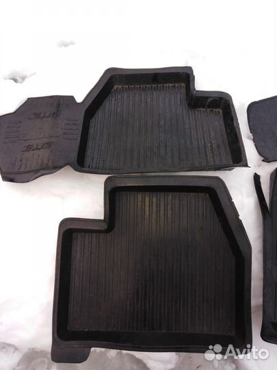Коврики салона резиновые ваз 2110-12