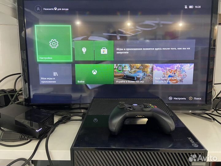 Xbox One 500gb black 1 геймпад