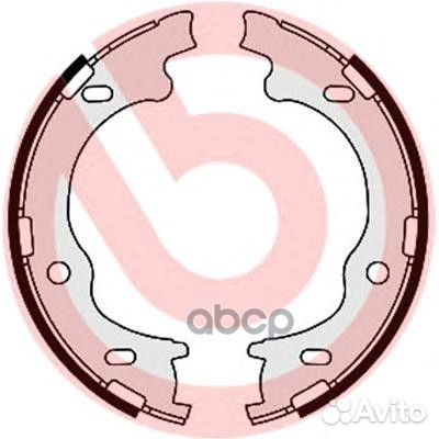 Колодки тормозные стояночного тормоза зад