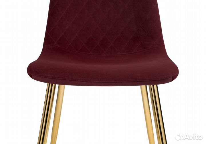 Стул на металлокаркасе Dabl wine red. Москва и мо