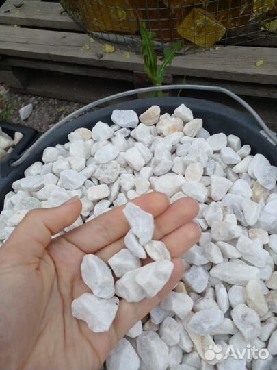 Мраморная крошка в мешках