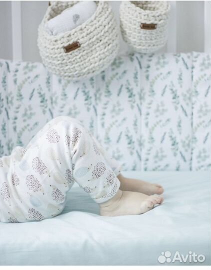 Хлопковые бортики заборчики с простынью