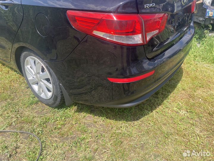Задняя часть кузова kia rio 3 седан