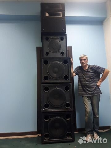 Эстрадные колонки,комплект купить в Москве | Хобби и отдых | Авито