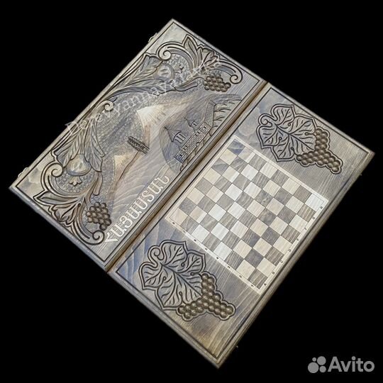 Нарды резные 