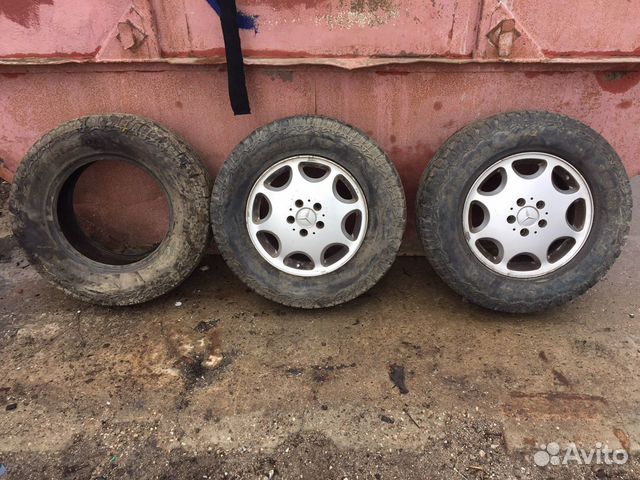 Литые диски 2 штуки R16 на мерседес W163