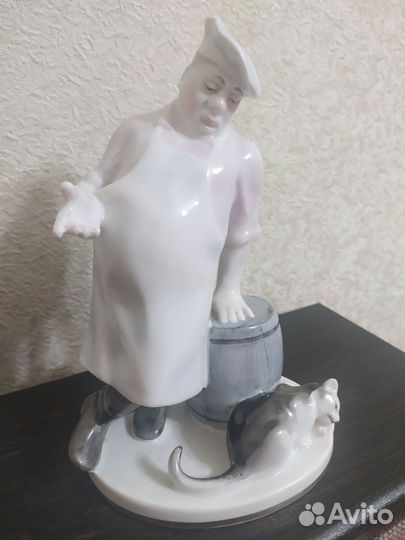 Статуэтка СССР повар и кот