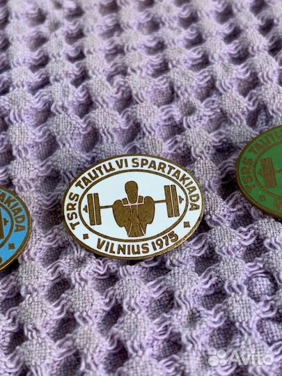 Знаки,Значки СССР Вильнюс 1975, Vilnius 1975