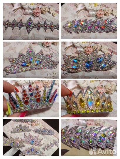 Украшение на пучок для художественной гимнастики