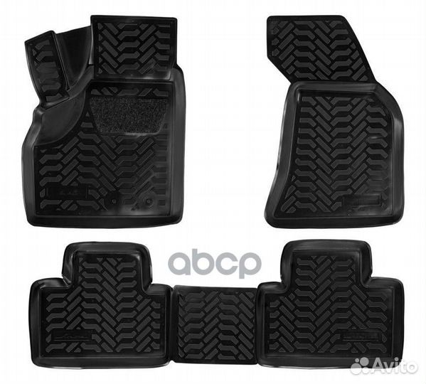 Ковры для LADA Priora (07), 4 шт., выс. борт
