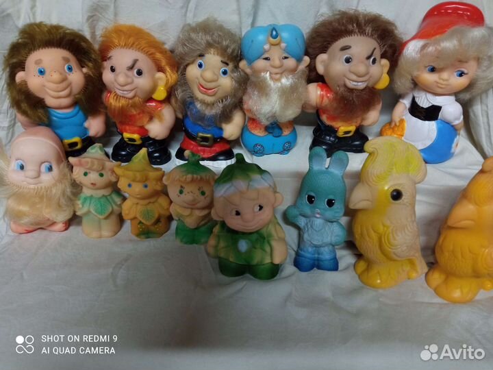 Резиновые и пластмассовые игрушки СССР