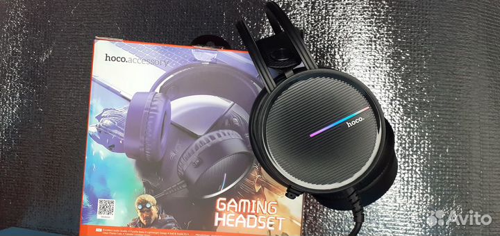 Игровые мониторные наушники Звук 7.1 Hoco W100