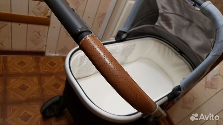 Uppababy cruz коляска 2 в 1 комплект с люлькой