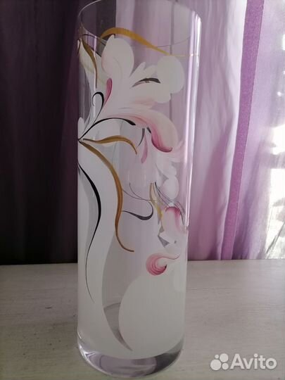 Ваза для цветов стекло, Словакия