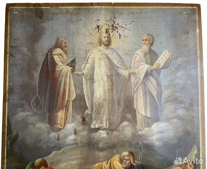 Антикварная Икона Преображение Господне Храмовая