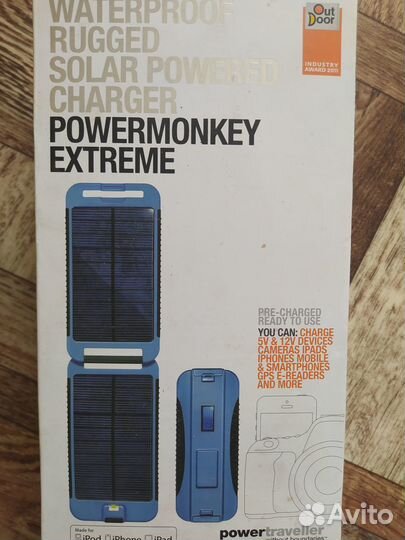 Солнечная батарея.набор для похода.Powermonkey ext