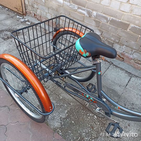 Трехколесный велосипед для взрослых Дачник