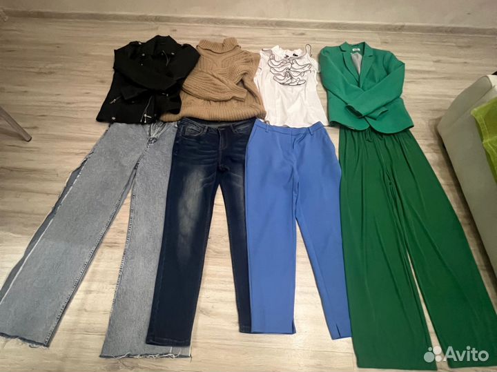 Огромный пакет женских вещей 42-44
