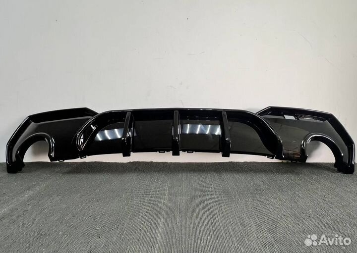 Диффузор задний Черный 1+1 BMW G22 G23