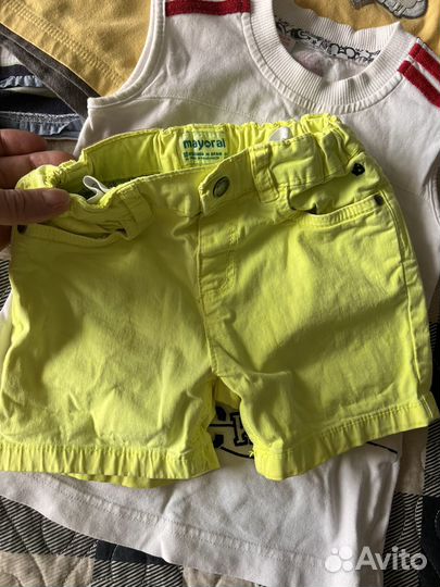 Детские вещи пакетом для мальчика 86