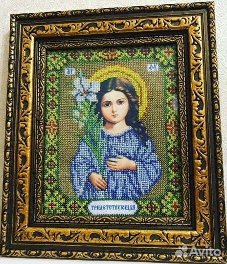Иконы вышитые бисером