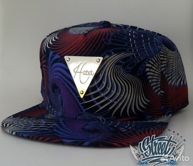 Кепки реперки с плоским козырьком hater хип хоп