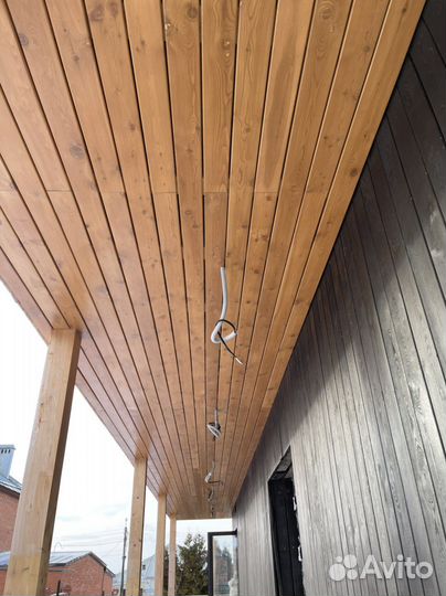 Фасадная доска прямая и скошенная