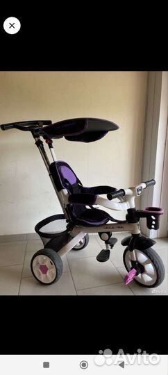 Детский велосипед с родительской ручкой