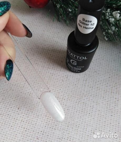 Grattol Base Glitter 10 (База c глиттером,9 мл)