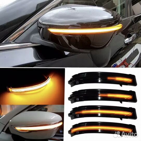 Динамические повторители поворота Nissan