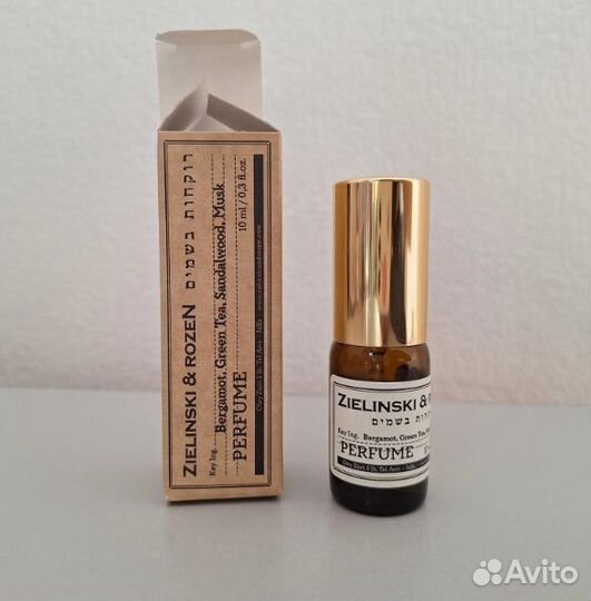 10мл-Zielinski & Rozen Bergamot, Green Tea, Sandal
