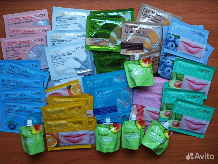 Гидрогелевые патчи для глаз, для губ