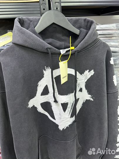 Худи Vetements anarchy oversize (новинка 2025)