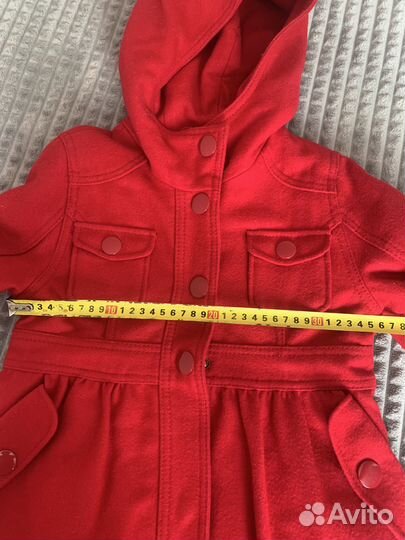 Пальто для девочки zara 128