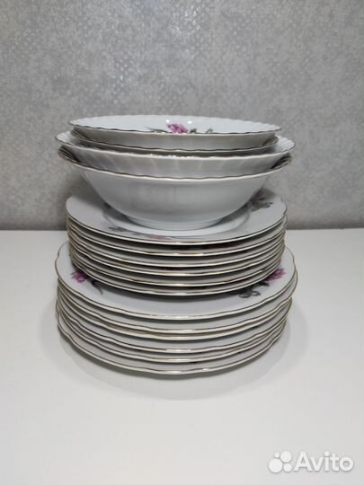Набор столовой посуды фарфор
