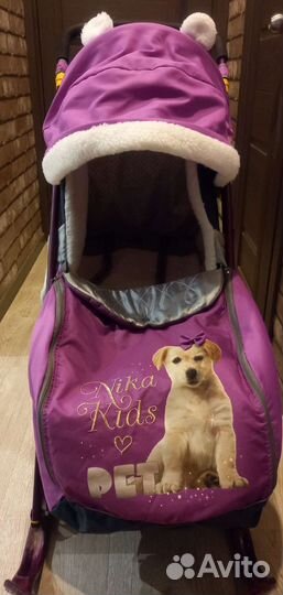 Детские санки коляска бу